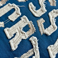 Distressed Embroidery