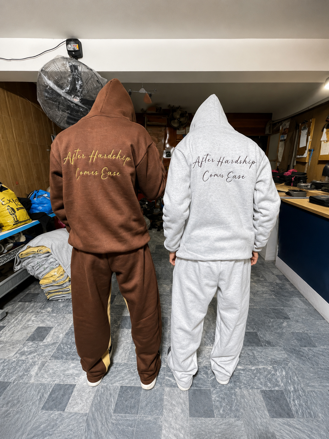 Custom embroidered apparel produced by Clothing By Xinon